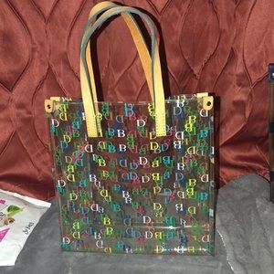 Rainbow DB, Dooney & Bourke clear bag